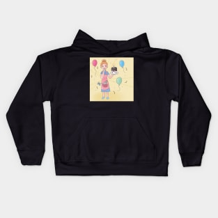 Anime birthday surprise Kids Hoodie